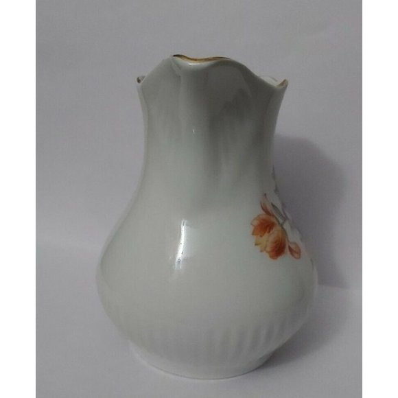 Vintage Cream and Sugar Set made in Romania, floral, gold trimmed, Excellent... - Picture 4 of 10